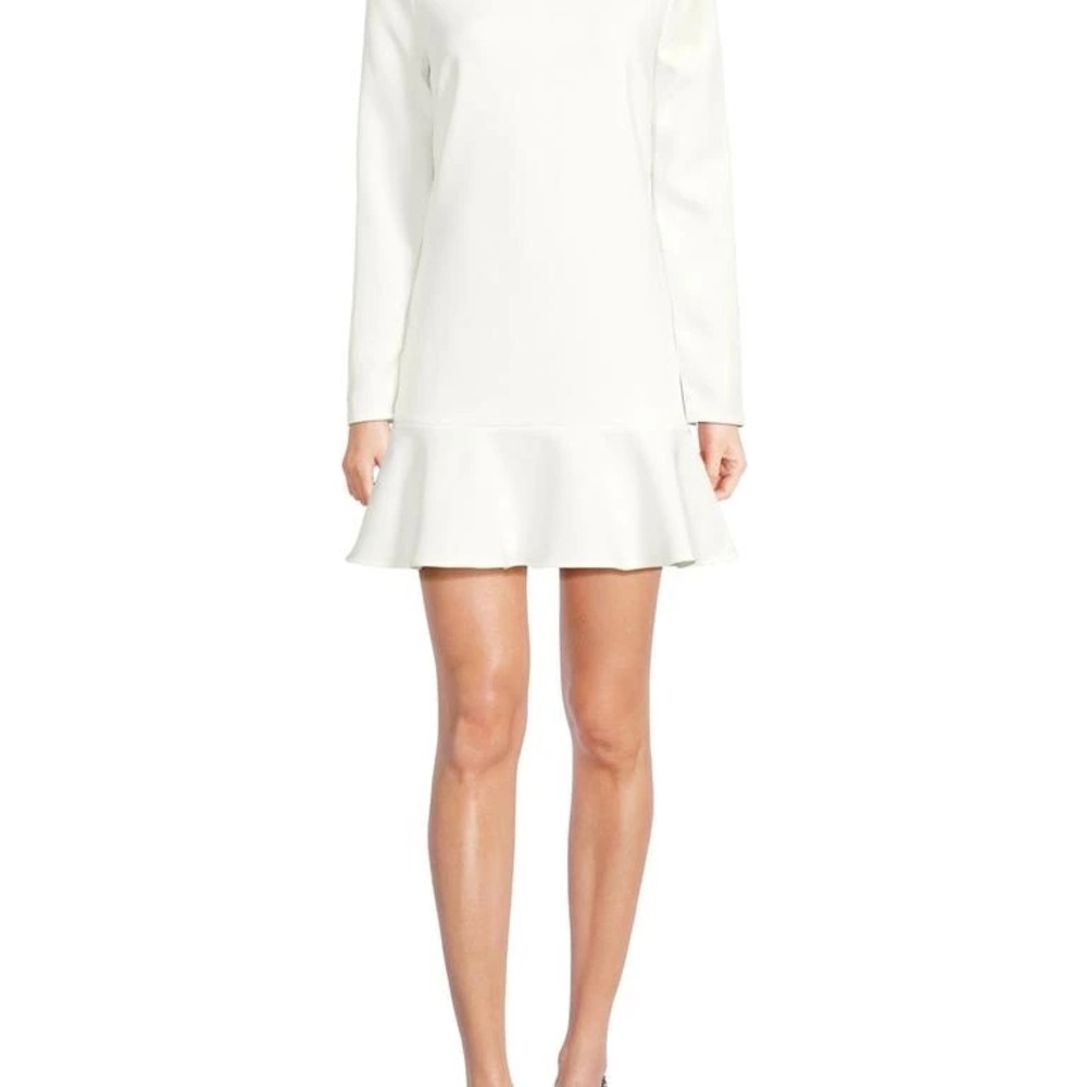Cutout Mini Peplum Dress / Size L / The Kooples / MSRP $465